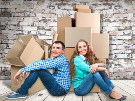 Office relocation planning in West Kensington with moving boxes and workspace preparation