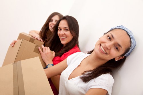 Bulky furniture removal with stair access considerations in West Kensington